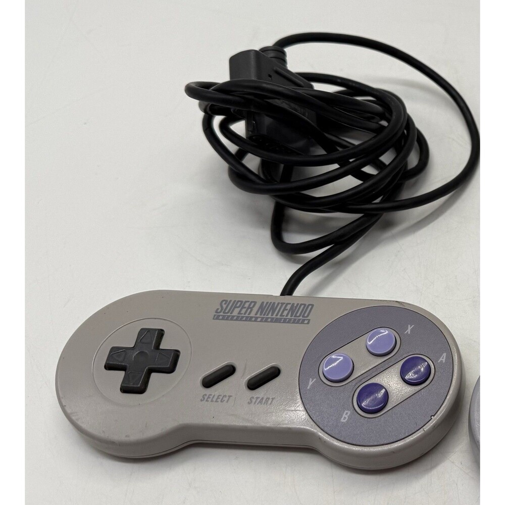 OEM Gray Nintendo Super NES Wired Gamepad SNES Controller SNS-005 1991
